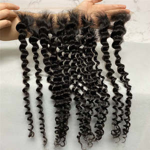 Fermeture frontale en dentelle HD fine, dentelle suisse, film transparent, 4x4, 13x4, 13x6, extensions de cheveux personnalisées, vente chaude - Product Image 1