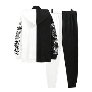 Cómodo chándal de diseñador para hombre, traje de Jogger ajustado, ropa deportiva de moda, ropa de gimnasio de dos piezas, traje de entrenamiento - Product Image 3