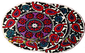 Rounded Beaded Coaster and Beaded Placemat Handmade <b>Table</b> Coasters Elegant Dining Stylish <b>Table</b> Settings Decorative Home Decor - Product Image 4