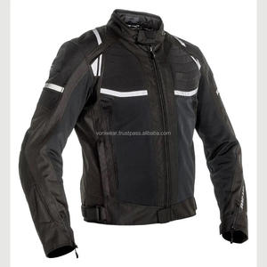 Chaquetas de Motociclista de Cuero para Hombre, Ropa Deportiva, Talla Grande, Corta, Invierno, Personalizada, con Cremallera, Bordado, Estilo Urbano, Resistente al Viento e Impermeable - Product Image 1