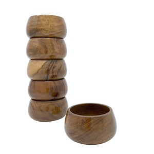 Cuencos de madera de mango para porciones de sopa y alimentos de alta calidad para hoteles y restaurantes por AALIYAN IMPEX - Product Image 1