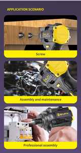 Máy vặn vít không chổi than 3000 vòng/phút 16.8V, kèm 2 pin 2.0Ah, đèn LED - Product Image 6