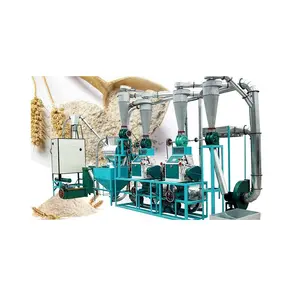 Maquinaria de planta Atta Chakki totalmente automática altamente eficiente Planta de molino de harina de trigo de exportador y fabricante indio