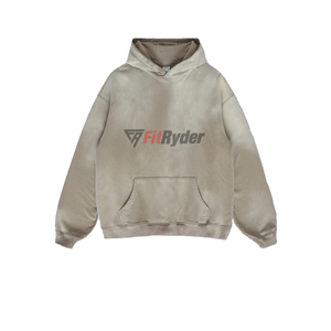 Drop Shoulder Printed Hoodie | Sudadera con capucha bordada para hombre con logotipo personalizado | Acid Wash Vintage Hoodie Wholesale" - Product Image 5