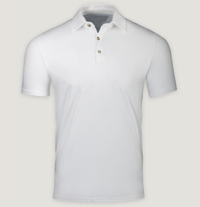 Logotipo bordado Hombres Mujeres Moda Negocios Solapa Algodón Polo Camiseta Casual polos, Polo camiseta - Product Image 4