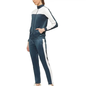 2026 Otoño Invierno diseño personalizado 400 GSM polar chándal Conjunto 2 uds estampado Joggers Top pantalones para mujer Casual sudadera pantalón conjunto - Product Image 1