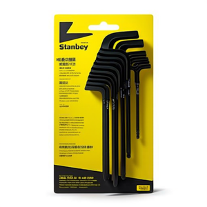 Jeu de clés hexagonales Stanley à poignée en P, noir, 6 pièces, FMHT0-69049 - Product Image 2