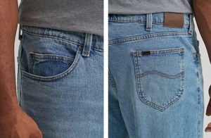 Nouvel arrivage : Jean baggy bleu pour homme, logo personnalisé, denim épais, haute qualité, coupe large, grandes tailles, selvedge - Product Image 5