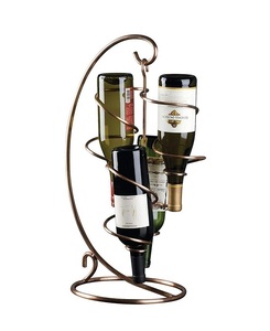 Porte-bouteilles en métal en aluminium coulé au sable de style moderne, très vendu, pour refroidisseur de vin pour les fêtes - Product Image 4