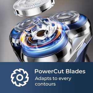 Rasoir Électrique Rechargeable USB pour Hommes, Utilisation Humide et Sèche, Lames Standard, Tondeuse Électrique Escamotable, Étanche IPX7, Rasoir Visage, Verrouillage de Voyage - Product Image 6