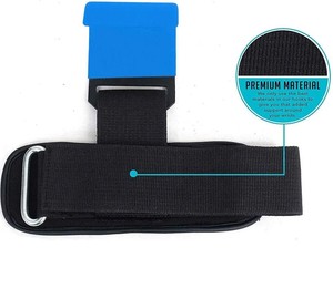 Custom Color & Design Powerlifting <b>Weight</b> Lifting Support Leather <b>Wrist</b> Hooks Straps Grip Strap for <b>Weight</b> Lifting Hook - Product Image 3