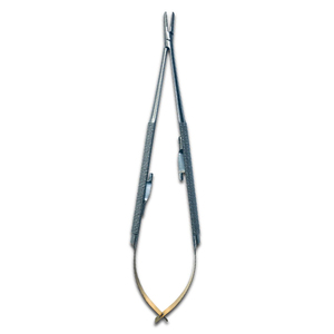 Fórceps rectos Castroviejo, instrumentos de microcirugía de 5,5 ", fórceps quirúrgicos para orejas, ojos, nariz y garganta - Product Image 1