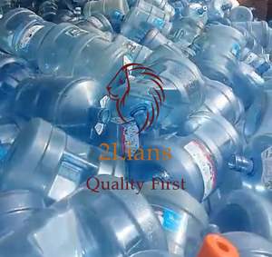 Botella de PC de plástico reciclado transparente azul 2Lians modelo de producto 2024013BN para reciclaje - Product Image 2