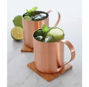 Taza de cobre Múltiples bebidas Propósito Accesorios para bebidas hechos a mano Taza de cobre 2 piezas Precio al por mayor - Product Image 1