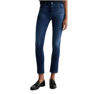 Women's <b>Sexy</b> Fashionable High-Waisted Baggy Cotton Skinny <b>Jeans</b> Comfortable Stretch Casual Denim Pants Breathable Rhinestone - Product Image 1