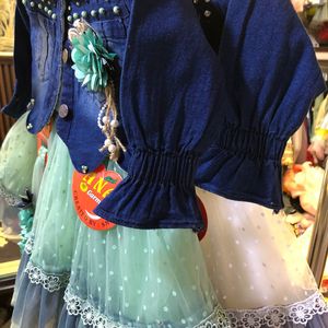 Nouvelle robe en jean Koti, robe tendance pour bébé fille, robe en coton de haute qualité, robe parapluie - Product Image 6