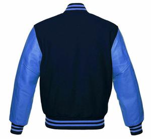 Buena calidad al por mayor personalizado béisbol Letterman chaquetas abrigo invierno lana cuerpo cuero manga bombardero Varsity chaqueta hombres - Product Image 5