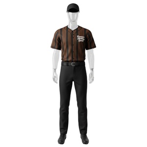 Uniformes de Béisbol Personalizados de Alta Calidad con Apliques 3D, Tela Transpirable, Opción de Nombre de Equipo, Precio al por Mayor para Hombre - Product Image 1