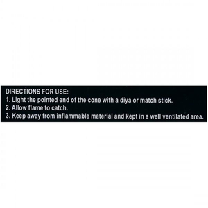 Patanjali Aastha <b>Cone</b> Dhoop Loban 25 gm - Product Image 3