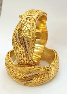 Bracelets en gros de haute qualité, élégants, plaqués or 24 carats, en laiton inoxydable, bijoux de mode - Product Image 4