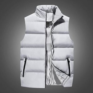 Chaleco de hombre de mejor diseño temporada de invierno cómodo cálido algodón pesado de talla grande chaleco chaqueta - Product Image 3