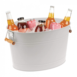 Cesta enfriadora de diseño de lujo, cesta de hielo enfriadora de vino de Color dorado de Metal de calidad Superior con asa, forma redonda, decoración del hogar - Product Image 5