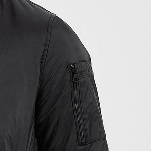 Chaqueta bomber impermeable con cremallera para hombre personalizada de alta calidad, chaquetas bomber cortas de nailon para hombre - Product Image 6
