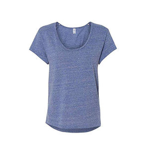 Camiseta de algodón informal para mujer, cuello redondo, manga corta, ajustada, transpirable, suave, cómoda, esencial, básica, de uso diario, Verano - Product Image 5