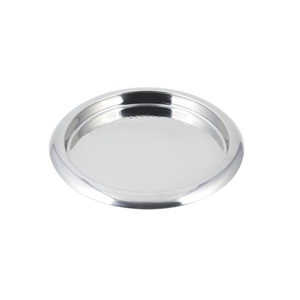 Bandeja de servicio de mesa de aluminio decorativa de la mejor calidad del último diseño para fiestas y bodas fabricada en India - Product Image 3