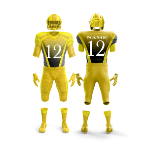 Uniformes de football américain en polyester de haute qualité à design multiple pour adultes et jeunes uniformes légers et respirants - Product Image 3