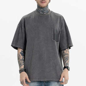 El último diseño Boxy Fit Diseño en blanco Impreso Hombres Camisetas/Ropa de marca personalizada Slim Fit Ropa Hombres Trapstar Impreso Camisetas - Product Image 1