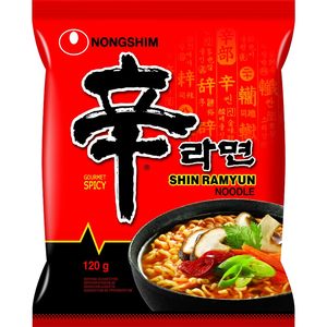 NongShim SHIN Ramyun Nouilles Ramen épicées Nongshim Nouilles instantanées coréennes 120g (40 paquets) - Product Image 3