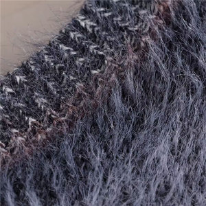 Pull en mohair 180g de qualité supérieure anti-boulochage pour femme, tricoté, chaud, respirant et duveteux, style décontracté - Product Image 4