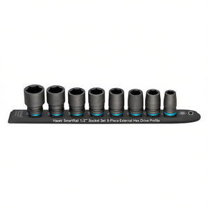 Jeu de douilles Hazet SmartRail 1/2'' 8 pièces à profil hexagonal externe - Product Image 2