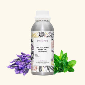 Aceite Corporal Terapéutico 100% Puro, Mezcla de Aceites Esenciales para el Chakra de la Garganta, Ylang-Ylang, Geranio, Sándalo, para Hidratar e Iluminar - Product Image 1