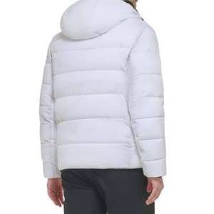 Veste matelassée décontractée à capuche pour homme, nouvelle marque de mode de rue, ample, avec duvet, pour l'extérieur, printemps, automne, 100% polyester - Product Image 5