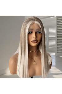 Perruque HD Lace Premium Remy Cheveux Humains en Balayage Couleur Blonde pour un Look Naturel et Élégant - Product Image 2