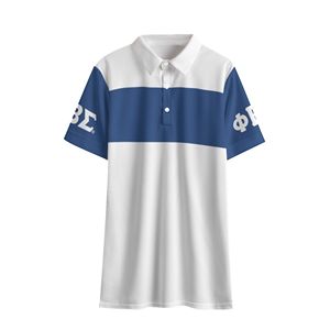 Phi Beta Sigma Hombres Sólido Jersey 100% Algodón Manga Corta para Camisa - Product Image 1