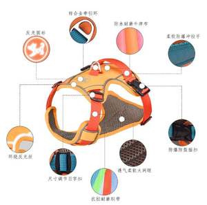 Wholesale Pet <b>Harness</b> Reflective Water-resistant <b>Dog</b> <b>Harness</b> Vest Breakaway Resistant <b>for</b> <b>Small</b> Medium Large <b>Dogs</b> - Product Image 4