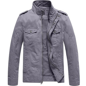 Chaqueta Acolchada de Mezclilla para Mujer con Bolsillos, Teñido Liso y Transpirable - Ropa de Moda Elegante y Moderna - Product Image 1