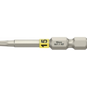 Punta de Destornillador WERA 867 TORX HF 1/4 Zoll TX 15 L.50mm - Product Image 1