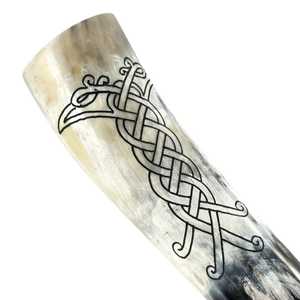 Soporte de cuerno vikingo de búfalo de la mejor calidad Soporte de hierro de nuevo diseño Soporte de hierro grande pulido para cerveza segura para alimentos Buen precio Faizacraft - Product Image 2