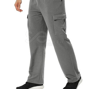 กางเกงวอร์มคาร์โก้ผ้าคอตตอนสำหรับ100% กางเกงวอร์มแห้งเร็วสั่งผลิตได้ตามต้องการ - Product Image 4