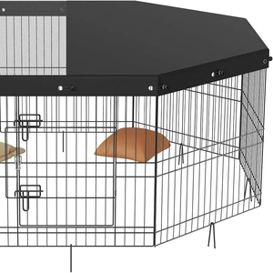 THDGC-0034 Vietnam fournisseur Portable clôture en métal antirouille métal lourd Portable pliable chien clôture - Product Image 1