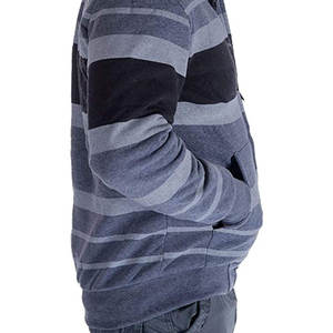 Hip Hop automne nouveau décontracté hommes sweats à capuche mode sweat à capuche Patchwork vêtements de sport amples solide polaire sweats à capuche chauds - Product Image 2