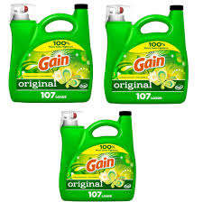 Detergente Líquido para Ropa Gain Ultra Oxi, 154 oz (4.55 L), Aroma Waterfall Delight, Compatible con HE – Suministro al por Mayor - Product Image 6