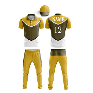 Uniformes de Cricket Sublimados Personalizados de la Mejor Calidad, con Camisetas y Pantalones (Pakistán) MUSRIZ ENTERPRISES ME-CU-951 - Product Image 3