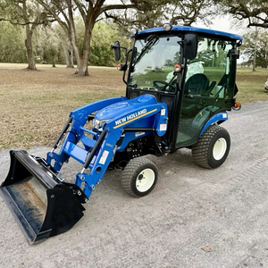 รถแทรกเตอร์ขนาดเล็กนิวฮอลแลนด์ ขับเคลื่อน 4 ล้อ พร้อมที่ตักด้านหน้า เครื่องจักรกลการเกษตรมือสองสำหรับงานหนัก - Product Image 1