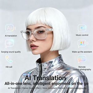 Gafas Inteligentes de Nueva Generación con IA, Cámara, Traducción IA <span class=keywords><strong>en</strong></span> Tiempo Real, Asistente ChatGPT, Lentes Inteligentes - Product Image 2