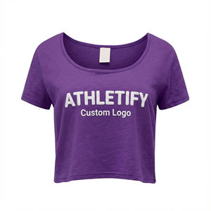 Camiseta Holgada de Algodón Suave para Mujer con Cuello Redondo y Mangas Cortas para un Estilo Casual, Cómodo y Relajado. - Product Image 1